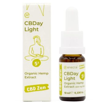 Enecta CBDay Light CBD Öl, Flasche und Verpackung