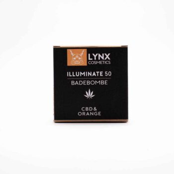 LYNX CBD Badekugel Orange - Verpackung, 100 mg CBD, Genieße pure Entspannung und Hautpflege