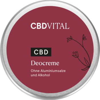 CBD Vital Deocreme Zitrone-Flasche, Natürlicher Schutz vor Geruch